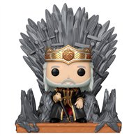 figura pop deluxe la casa del dragon viserys on the iron throne