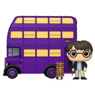Figura POP Rides Super Deluxe Harry Potter - Harry Potter with Knight Bus