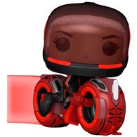 figura pop rides disney tron ares athena with light cycle