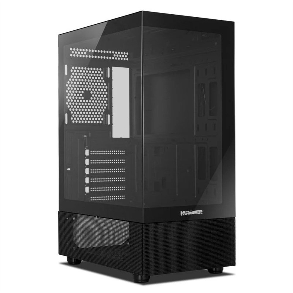 caja ordenador gaming nox hummer vision atx black