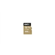 emtec speedin pro memoria microsdxc flash 128gb uhs-i class 3 (u3) negro oro