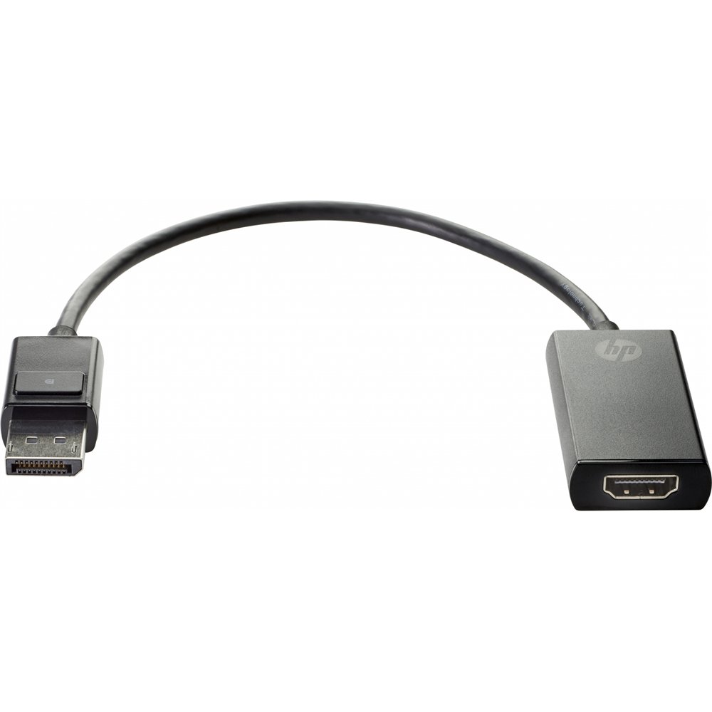 hp 2ja63aa adaptador de cable video displayport macho a hdmi tipo a estandar hembra negro
