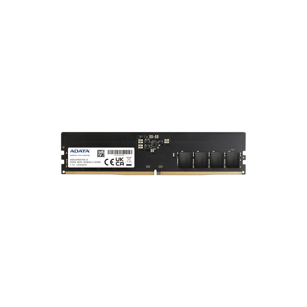 adata ad5u480016g-s módulo de memoria 16 gb 1 x 16 gb ddr5 4800 mhz ecc