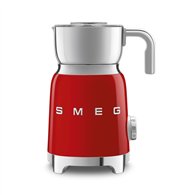 smeg mff11rdeu espumador o calentador de leche automático rojo
