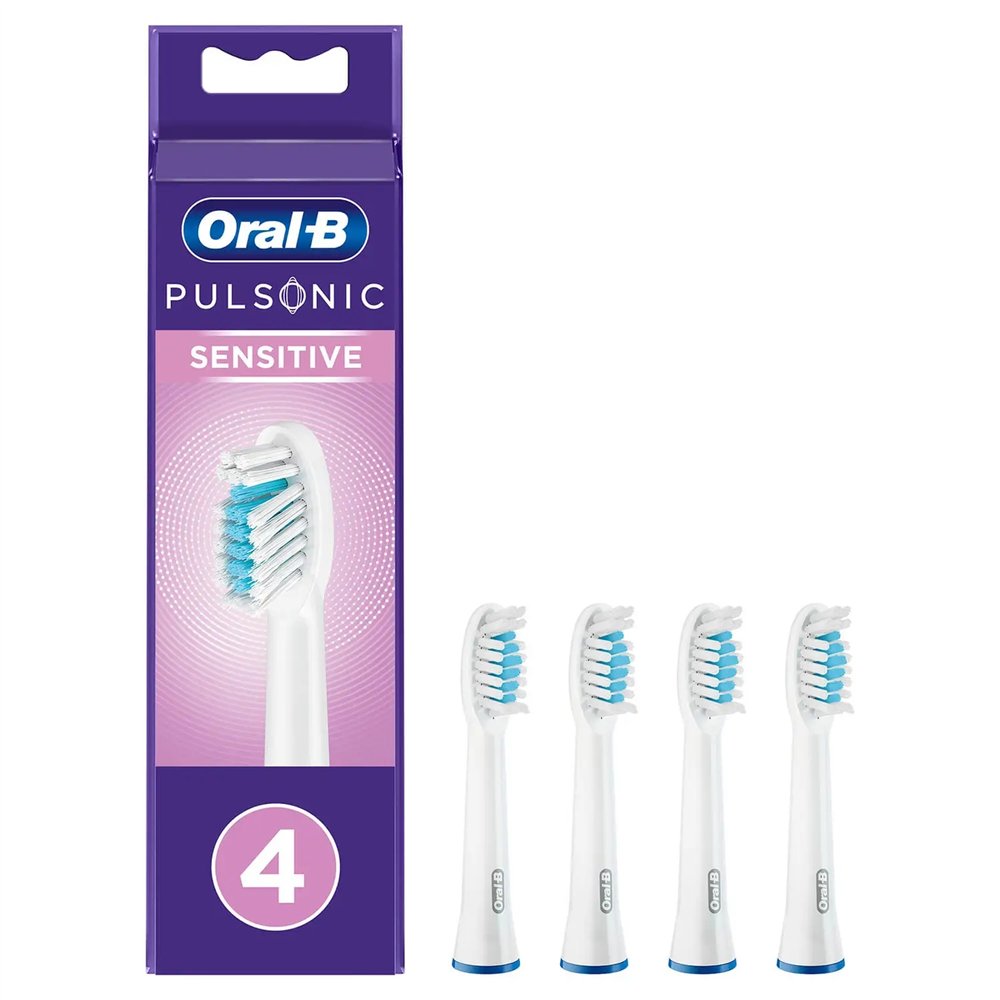 oral-b pulsonic sensitive 4 pieza(s) blanco