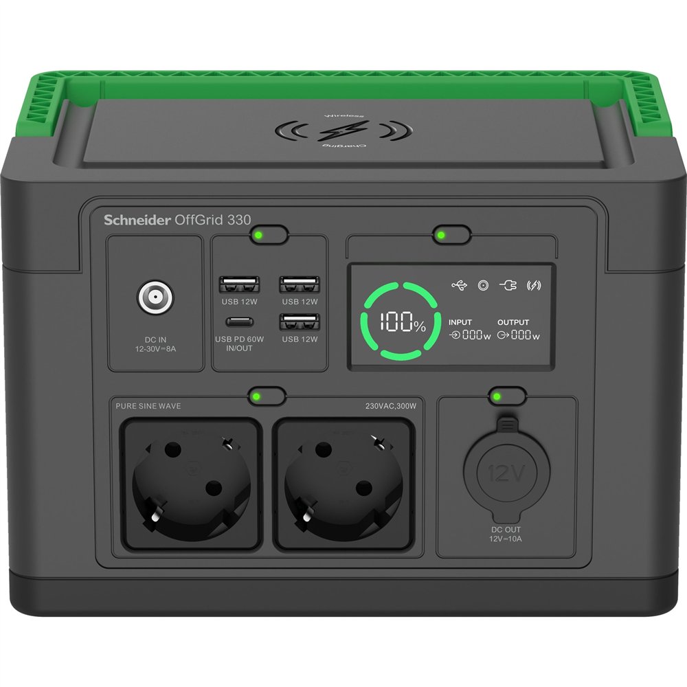 apc pps330-gr estación de energía portátil ión de litio 531 w 3,3 kg