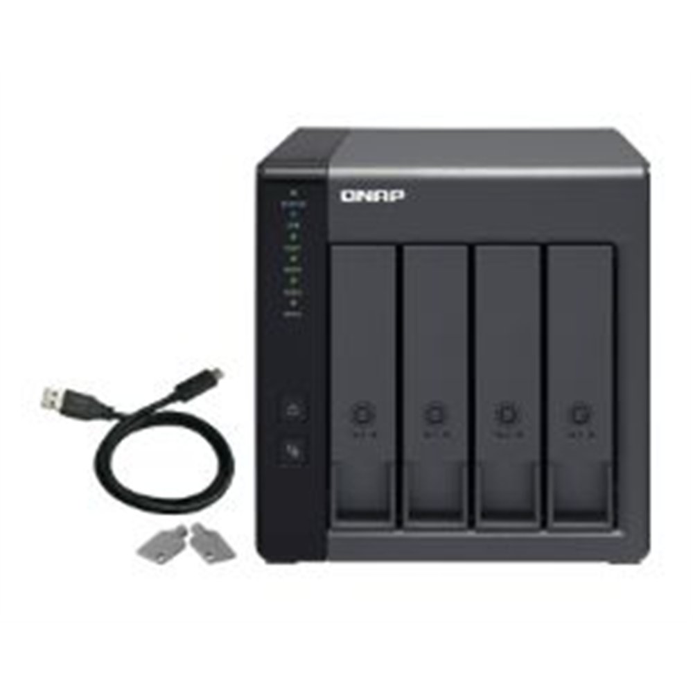 caja expansión qnap de raid 4 bahías usb3.0 (tr-004)