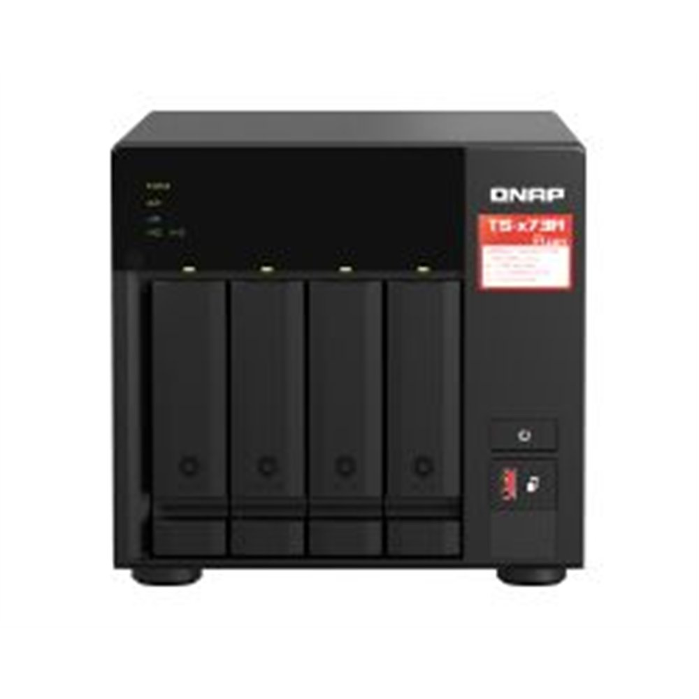 nas qnap ryzen v1500b 8gb m.2 4 bahías (ts-473a-8g)