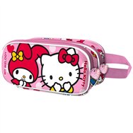 portatodo 3d lovely hello kitty and friends doble