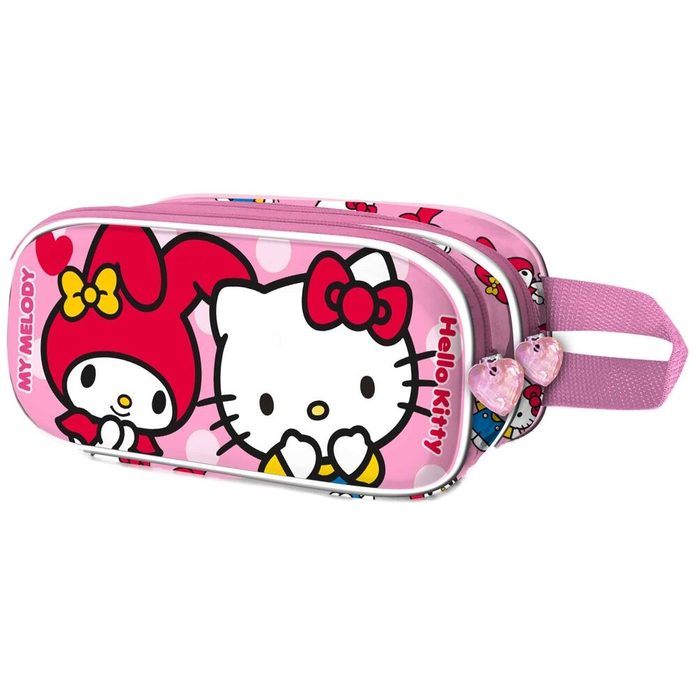 portatodo 3d lovely hello kitty and friends doble