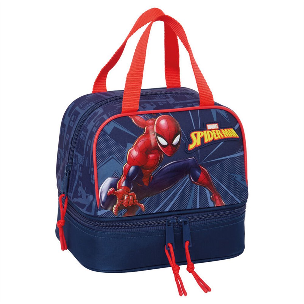 bolsa portameriendas spiderman marvel
