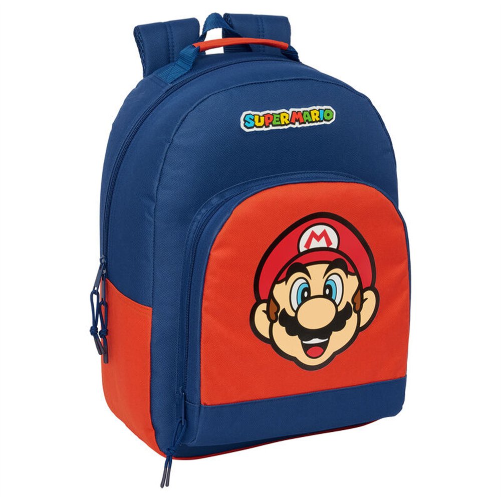 mochila mamma mia super mario bros 42cm adaptable