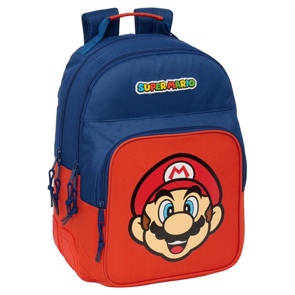 mochila mamma mia super mario bros 42cm adaptable