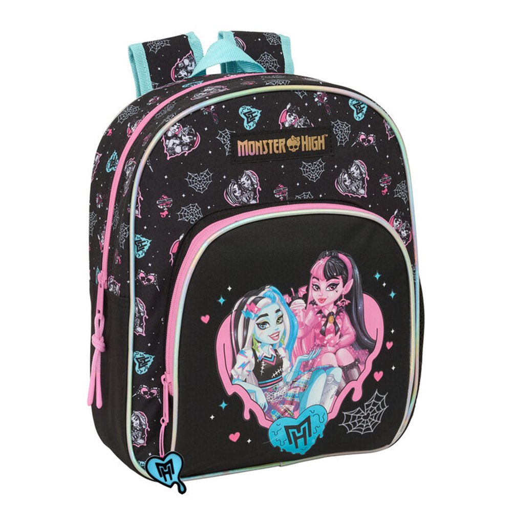 mochila monster high 34cm adaptable