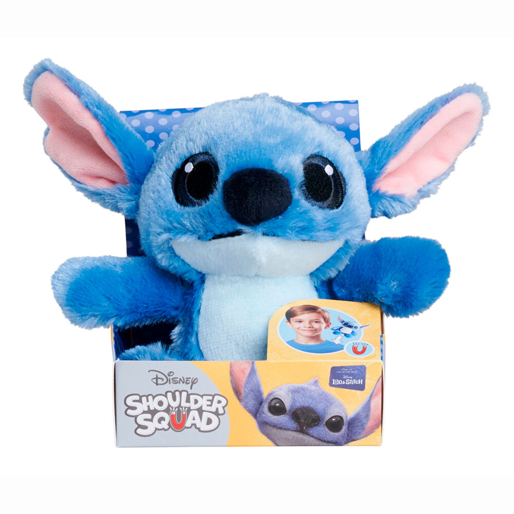 peluche hombro stitch la pelicula disney 12cm