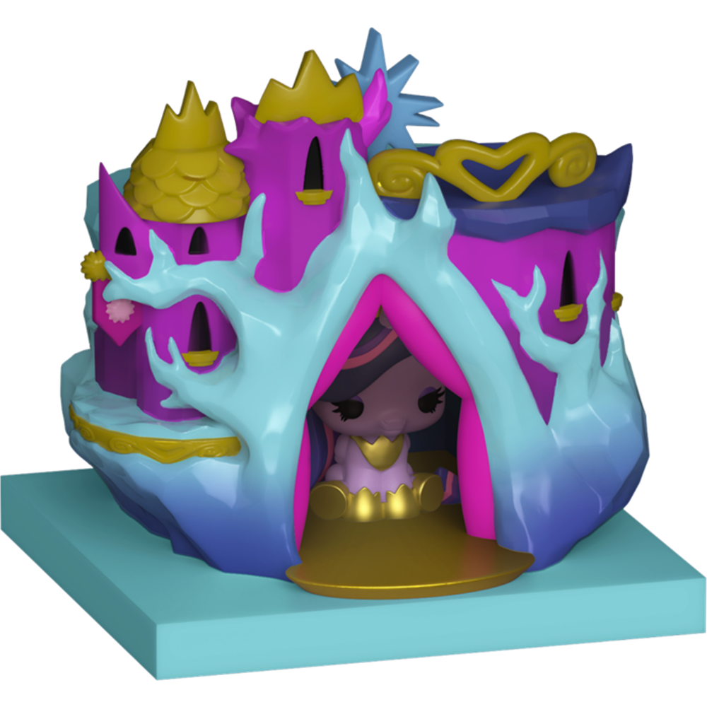 figura bitty pop town my little pony castle of friendship and princess twilight sparkle
