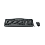 logitech wireless combo mk330 teclado ratón incluido oficina usb qwertz alemán negro