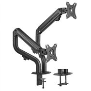 soporte tv monitor aisens 17-32 8kg 2 brazos inclinable/giratorio