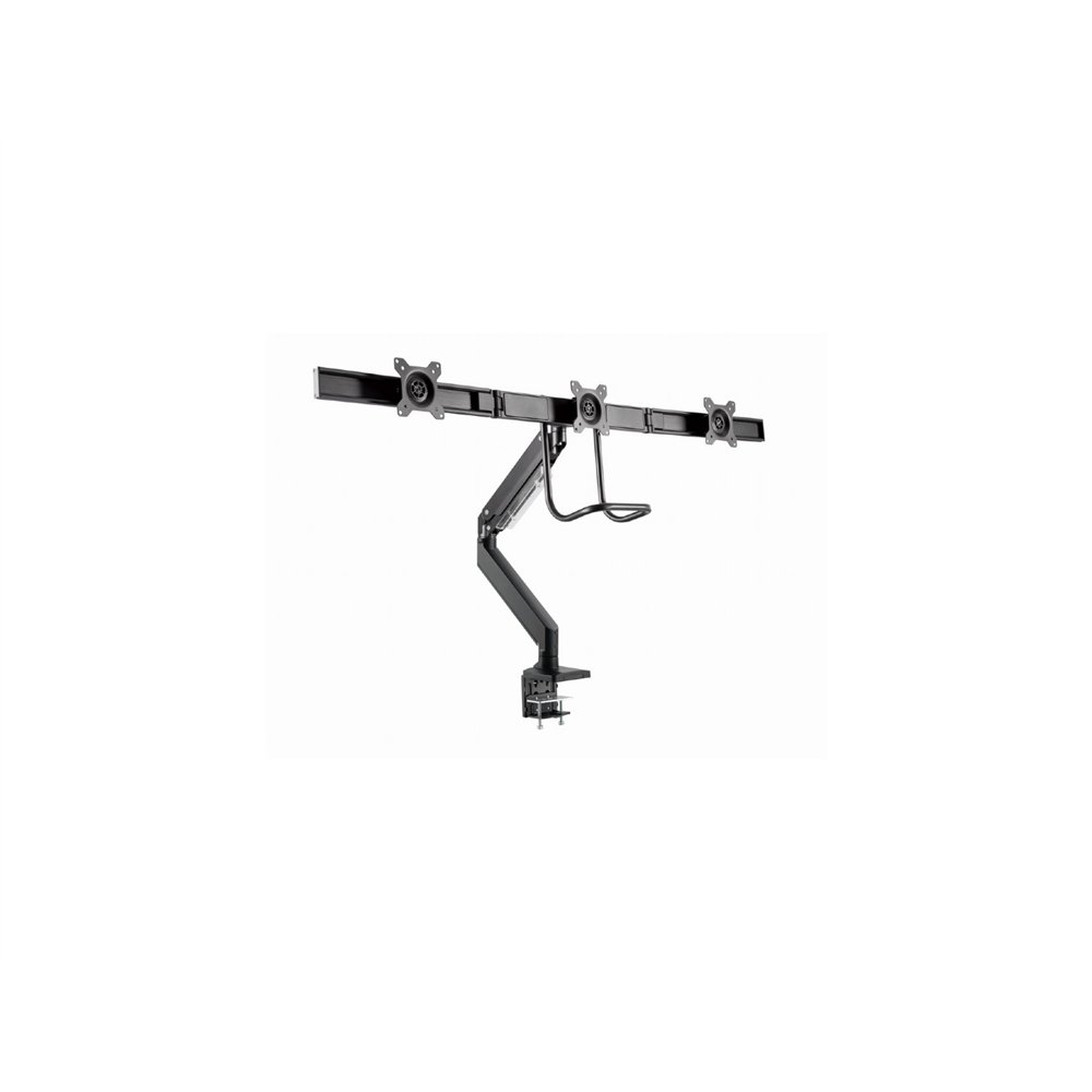 gembird ma-da3-03 soporte para monitor 68,6 cm (27") negro escritorio