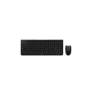 cherry dw 3000 teclado ratón incluido rf inalámbrico qwerty inglés de ee. uu. negro