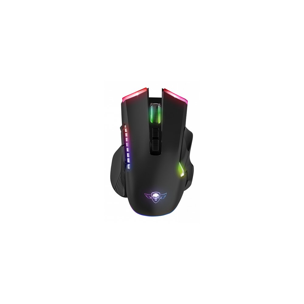 spirit of gamer elite m70 ratón juego mano derecha rf wireless + bluetooth óptico 4800 dpi