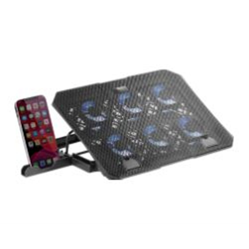 base refrigeración mars gaming 16" led stand (mnbc23)