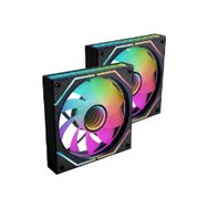 ventilador mars gaming argb kit 2 negro (mf3dprox2r)