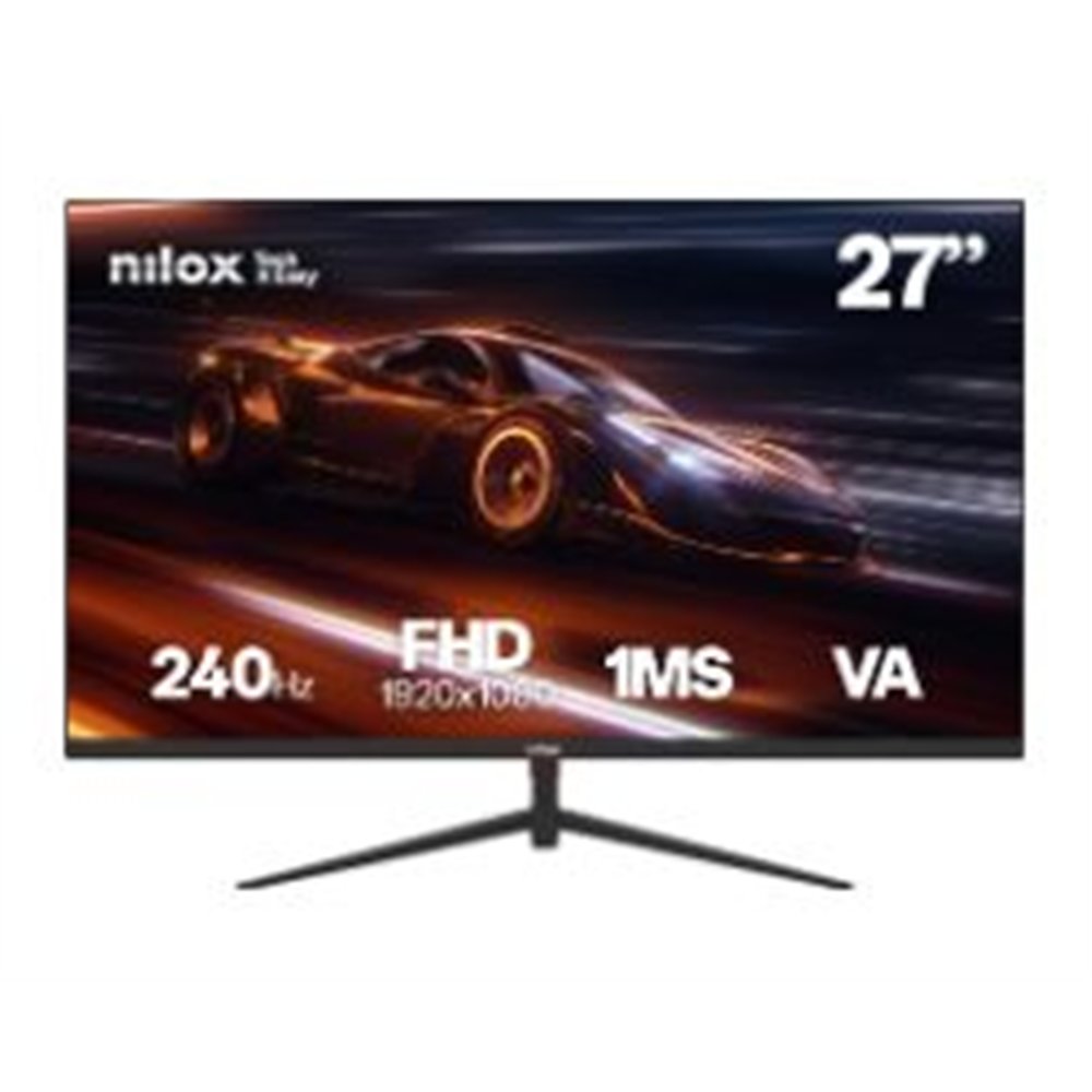 monitor nilox 27" 240hz va fhd negro (nxm27fhd2401)