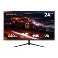 monitor nilox 24" 240hz va lcd fhd negro (nxm24fhd2401)