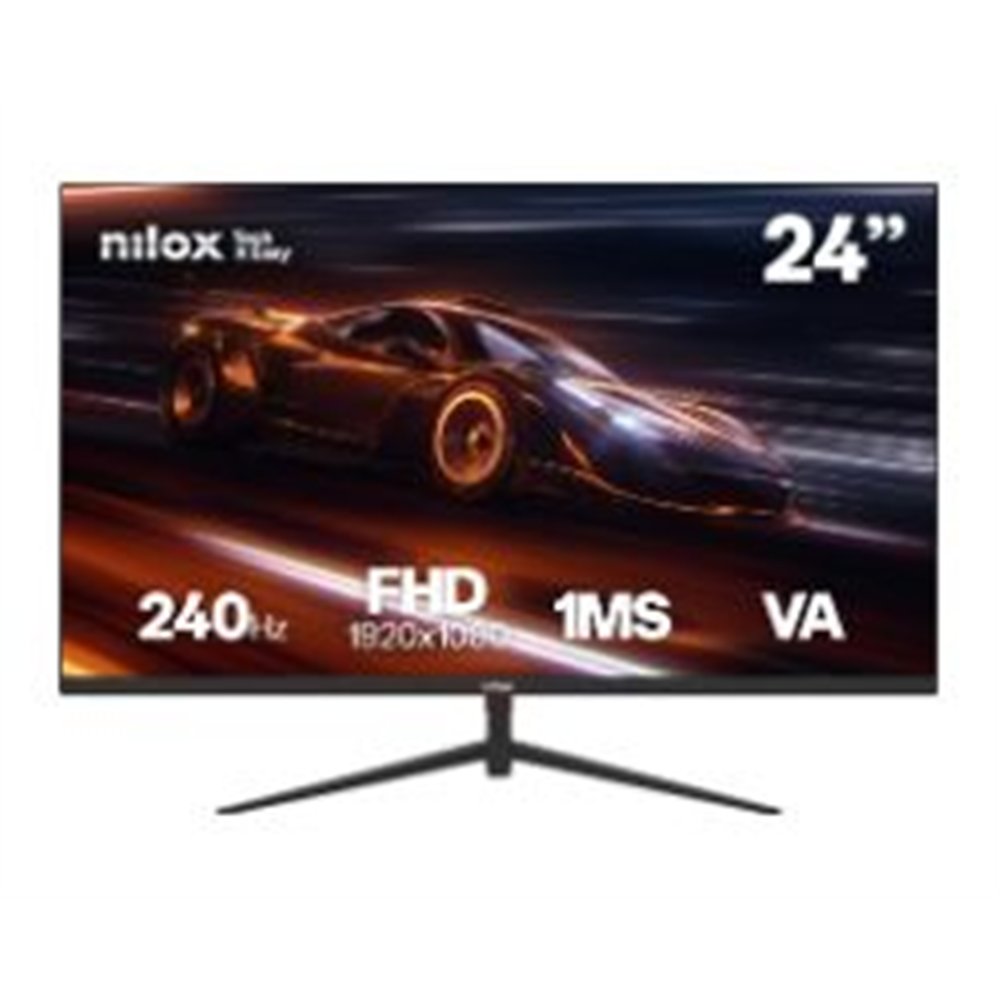 monitor nilox 24" 240hz va lcd fhd negro (nxm24fhd2401)