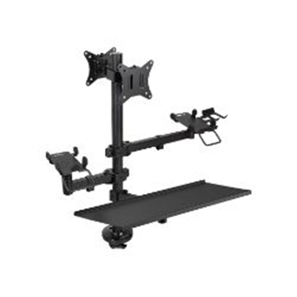soporte mesa tooq 2monitores/lector/terminal (tqpm0003)