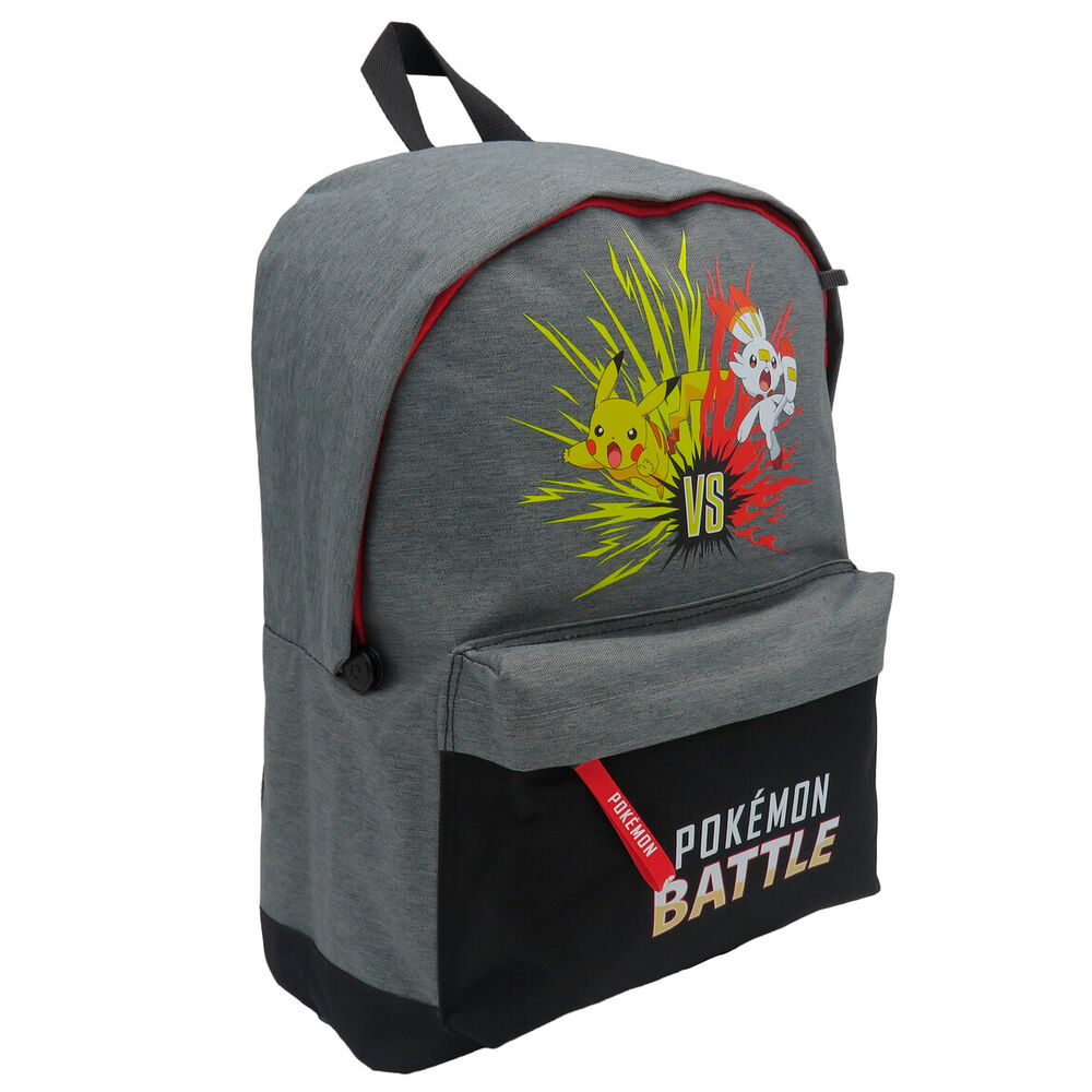mochila battle pokemon 41cm adaptable