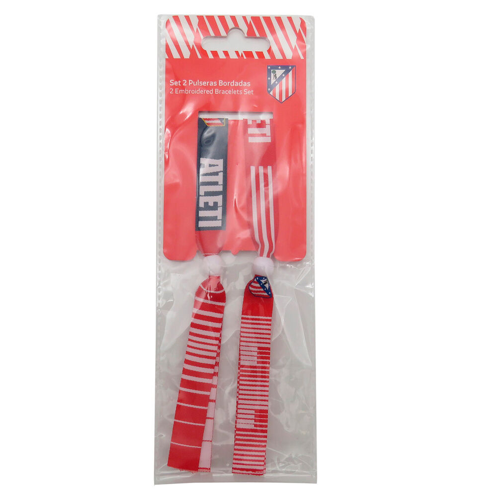 set 2 pulseras atletico de madrid