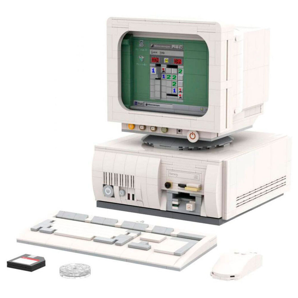 kit construccion retro computer 1634pzs