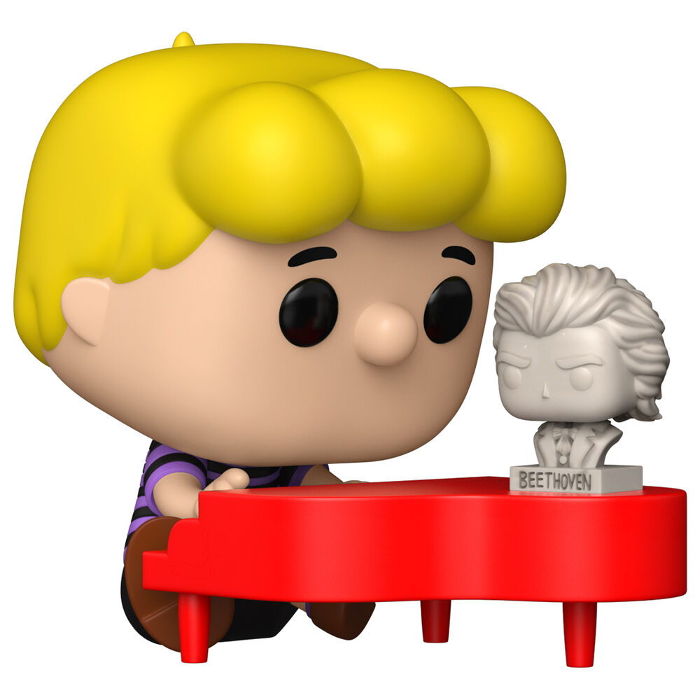 figura pop premium peanuts snoopy schroeder