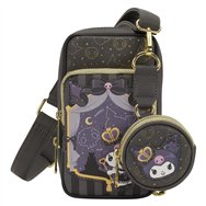bolso bandolera + monedero 20th anniversary kuromi hello kitty loungefly
