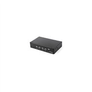 startech.com switch kvm de 4 puertos displayport con resolución de 4k a 60hz - negro
