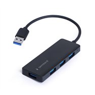 gembird uhb-u3p4-03 base para portátil y replicador de puertos alámbrico usb 3.2 gen 1 (3.1 gen 1) type-a negro