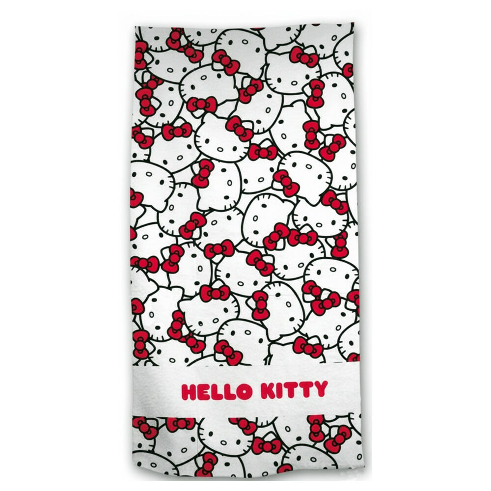 toalla hello kitty microfibra