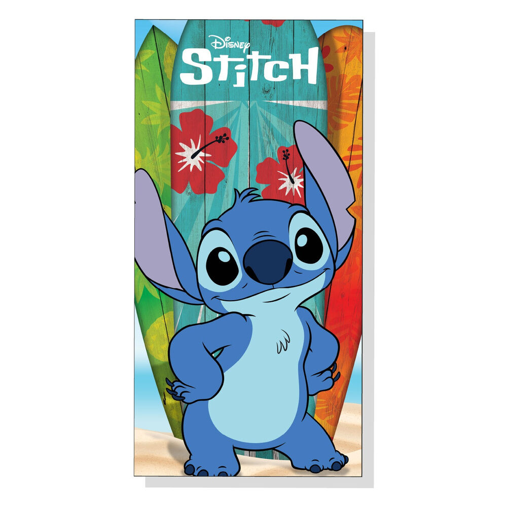 toalla stitch disney microfibra