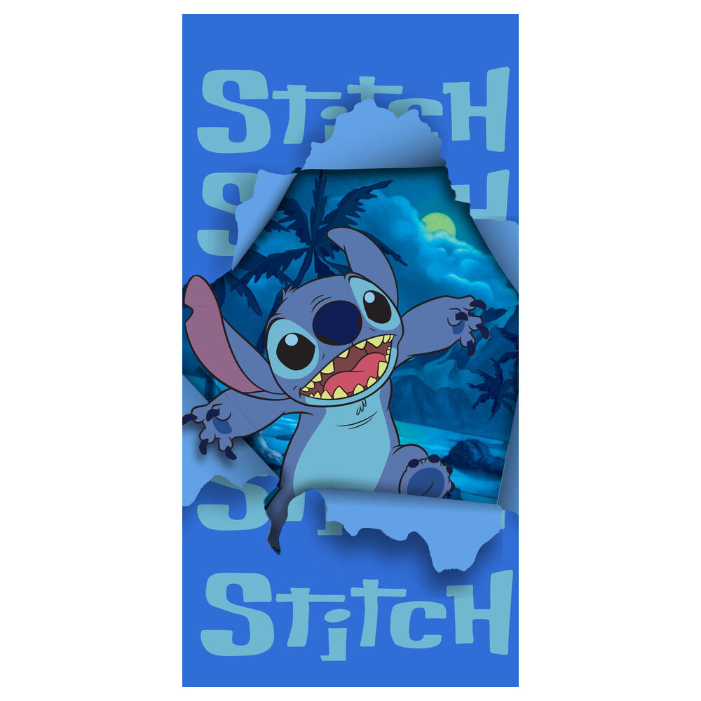 toalla stitch disney microfibra