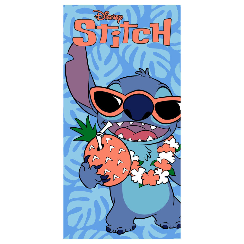 toalla stitch disney microfibra