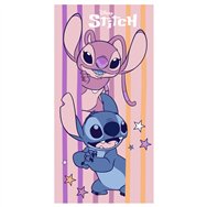 toalla angel & stitch disney microfibra