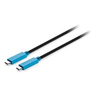 cable kensington usb tipo-c macho a macho 1m azul k38235ww
