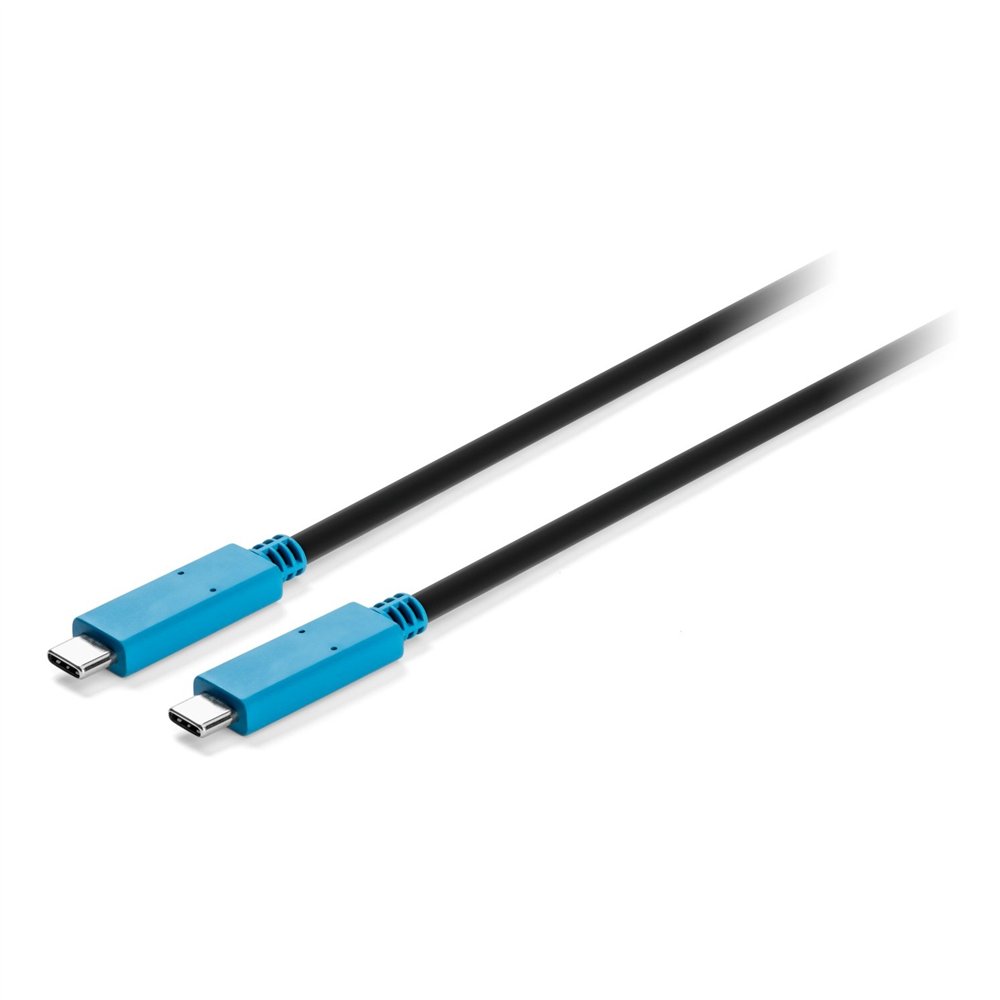 cable kensington usb tipo-c macho a macho 1m azul k38235ww