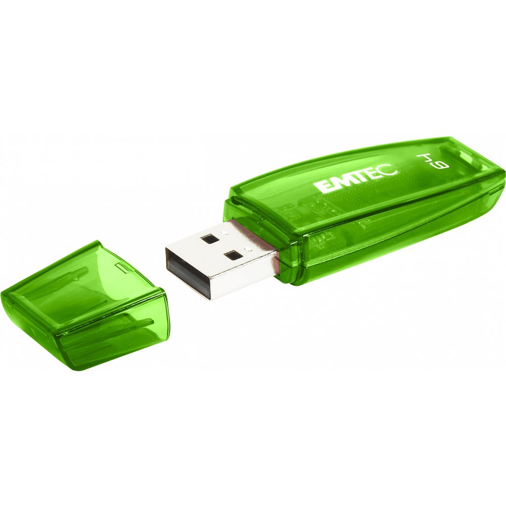 emtec pendrive usb 2.0 tipo a 64gb verde