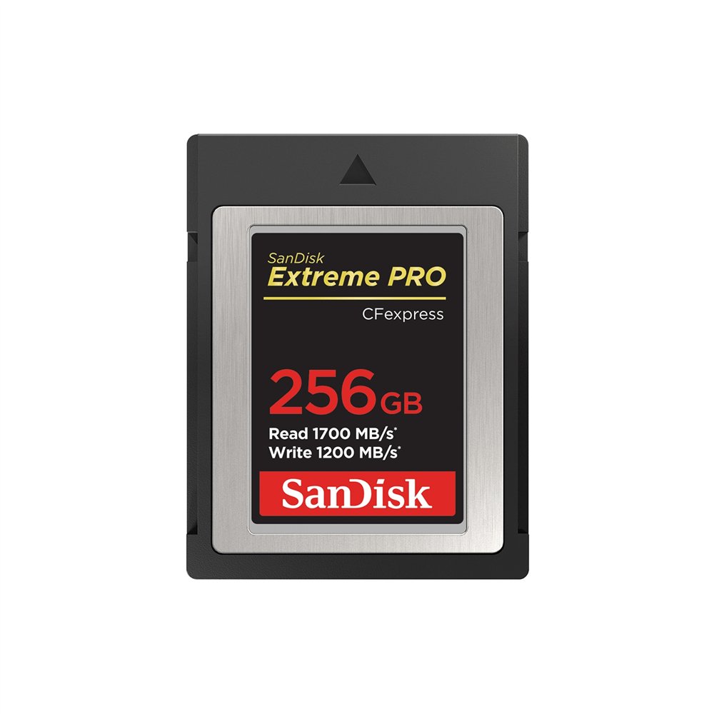 sandisk memoria flash 256 gb cfexpress