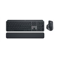 logitech mx keys s combo teclado ratón incluido oficina rf wireless + bluetooth qwerty internacional de ee.uu. grafito