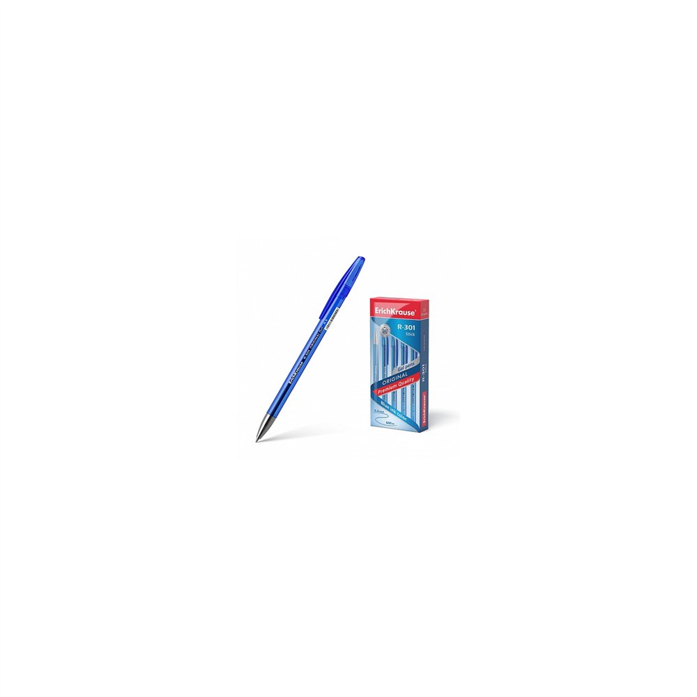 erichkrause r-301 bolígrafo de gel con tapa azul 12 pieza(s)