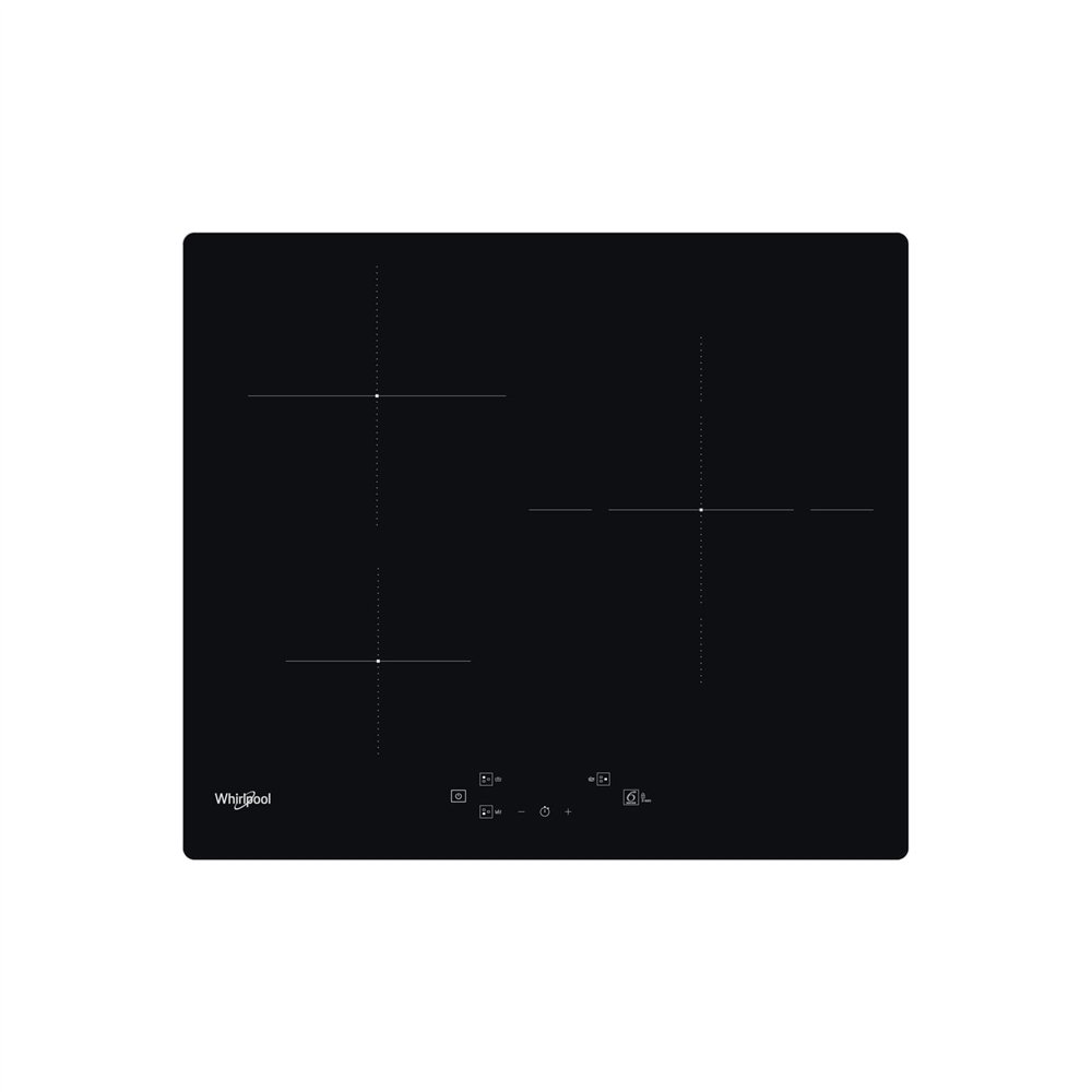 whirlpool ws q5760 ne negro integrado 59 cm con placa de inducción 3 zona(s)